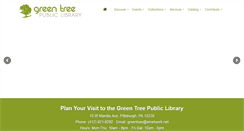 Desktop Screenshot of greentreelibrary.org